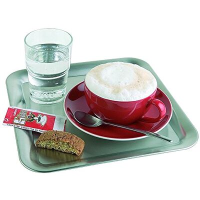 APS 30119 servírovací podnos KAFFEEHAUS, 23 x 23 cm, nerezová ocel, matně leštěný, okraj svinutý APS 30119 servírovací podnos KAFFEEHAUS, 23 x 23 cm, nerezová ocel, matně leštěný, okraj svinutý