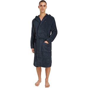 Tommy Hilfiger Pánský Icon Hooded Bathrobe župan, Modrá (navy blazer), L Tommy Hilfiger Pánský Icon Hooded Bathrobe župan, Modrá (navy blazer), L