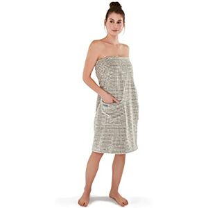 Möve Eden sarong velur, z 90 % bavlny, 10 % lnu, ve velikosti 40-48, přírodní/černá Möve Eden sarong velur, z 90 % bavlny, 10 % lnu, ve velikosti 40-48, přírodní/černá