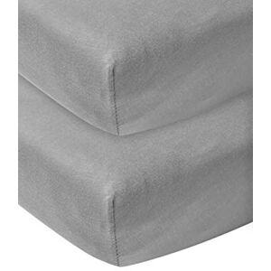 MEYCO Dětské napínací prostěradlo pro dětskou kolébku balení 2 ks 40 x 80/90 cm žerzejové napínací prostěradlo 100% bavlna certifikováno Oeko Tex guma po celém obvodu prodyšná Uni MEYCO Dětské napínací prostěradlo pro dětskou kolébku balení 2 ks 40 x 80/90 cm žerzejové napínací prostěradlo 100% bavlna certifikováno Oeko Tex guma po celém obvodu prodyšná Uni