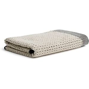 Möve Eden Piquéestruktur osuška 80 x 150 cm z 90 % bavlny, 10 % lnu, přírodní/černá Möve Eden Piquéestruktur osuška 80 x 150 cm z 90 % bavlny, 10 % lnu, přírodní/černá