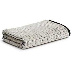 Möve Eden krabicová struktura ručníku 50 x 100 cm z 90 % bavlny, 10 % len, přírodní / černý Möve Eden krabicová struktura ručníku 50 x 100 cm z 90 % bavlny, 10 % len, přírodní / černý