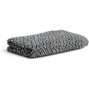Möve Brooklyn osuška rybí kost 80 x 150 cm z 85 % bavlny / 10 % viskóza z bambusové tkaniny / 5 % len, přírodní / černá Möve Brooklyn osuška rybí kost 80 x 150 cm z 85 % bavlny / 10 % viskóza z bambusové tkaniny / 5 % len, přírodní / černá