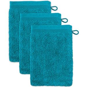 Möve Superwuschel mycí rukavice 15 x 20 cm ze 100% bavlny, Lagoon sada 3 ks Möve Superwuschel mycí rukavice 15 x 20 cm ze 100% bavlny, Lagoon sada 3 ks