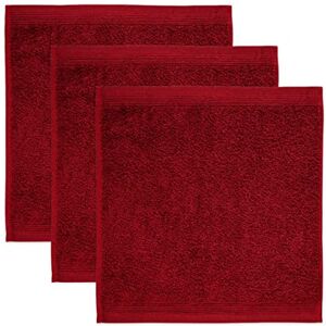 Möve Superwuschel žínka 30 x 30 cm ze 100% bavlny, sada 3 ks ruby Möve Superwuschel žínka 30 x 30 cm ze 100% bavlny, sada 3 ks ruby
