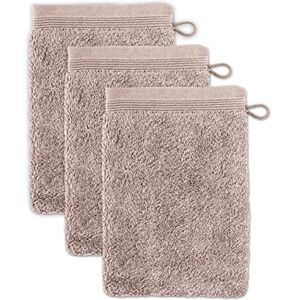 Möve Superwuschel mycí rukavice 15 x 20 cm ze 100% bavlny, kašmírové 3dílná sada Möve Superwuschel mycí rukavice 15 x 20 cm ze 100% bavlny, kašmírové 3dílná sada