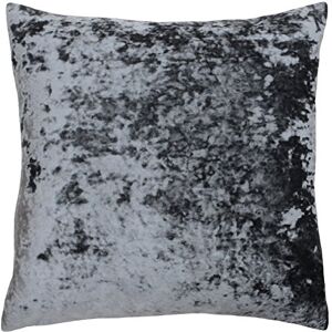 Paoletti Riva Verona povlak na polštář Square cínová šedá pocit sametu vzhled s gumou skrytý zip 100% polyester 55 x 55 cm (22" x 22") vyvinuto ve Velké Británii Paoletti Riva Verona povlak na polštář Square cínová šedá pocit sametu vzhled s gumou skrytý zip 100% polyester 55 x 55 cm (22" x 22") vyvinuto ve Velké Británii
