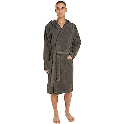 Tommy Hilfiger Pánský župan froté, Šedá (magnet), S Tommy Hilfiger Pánský župan froté, Šedá (magnet), S