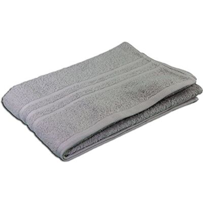 Gözze Elegantní osuška, Sylt, 100% bavlna, hustá základní tkanina (440 g/m²), 70 x 140 cm stříbrná Gözze Elegantní osuška, Sylt, 100% bavlna, hustá základní tkanina (440 g/m²), 70 x 140 cm stříbrná
