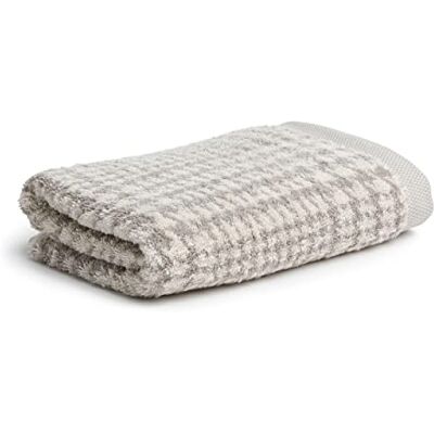 Möve Brooklyn osuška Glencheck 80 x 150 cm z 85 % bavlny / 10 % viskózy z bambusové buničiny / 5 % len, přírodní / kašmír Möve Brooklyn osuška Glencheck 80 x 150 cm z 85 % bavlny / 10 % viskózy z bambusové buničiny / 5 % len, přírodní / kašmír