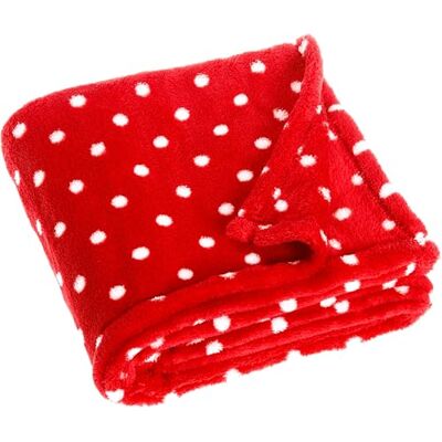 Playshoes Dětská fleecová deka deka puntíky Playshoes Dětská fleecová deka deka puntíky