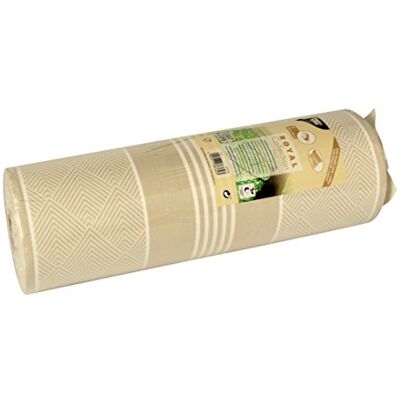 Papstar , Tischläufer, stoffähnlich, PV-Tissue Mix "ROYAL Collection" 24 m x 40 cm champagner "Elegance" auf Rolle, #86506 Papstar , Tischläufer, stoffähnlich, PV-Tissue Mix "ROYAL Collection" 24 m x 40 cm champagner "Elegance" auf Rolle, #86506