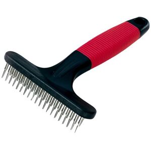 Ferplast Pettine a rastrello per cani GRO 5850, Punte arrotondate fitte, Ideale per la cura del sottomanto di animali a pelo medio e lungo, 11 x h 15,5 cm Ferplast Pettine a rastrello per cani GRO 5850, Punte arrotondate fitte, Ideale per la cura del sottomanto di animali a pelo medio e lungo, 11 x h 15,5 cm