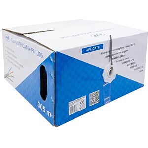 PNI Vzdělaný LAN kabel 305 m CAT6e U06 pro Internet 1 Gigabit/monitorovací systém, šedý PNI Vzdělaný LAN kabel 305 m CAT6e U06 pro Internet 1 Gigabit/monitorovací systém, šedý