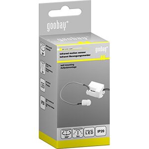 Goobay 96006 Mini infračervený detektor pohybu uvnitř – malá konstrukce pro téměř neviditelnou montáž pod omítku (UP) – rozsah detekce 360° – dosah 6 m – bílá, černá Goobay 96006 Mini infračervený detektor pohybu uvnitř – malá konstrukce pro téměř neviditelnou montáž pod omítku (UP) – rozsah detekce 360° – dosah 6 m – bílá, černá