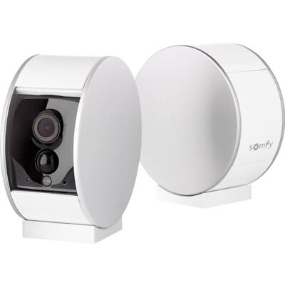 somfy Vnitřní kamera 2401507 (s automatickou clonou, 130° širokoúhlý pohled, 8násobný zoom, funkce nočního vidění, reproduktor a mikrofon, detektor pohybu), bílá somfy Vnitřní kamera 2401507 (s automatickou clonou, 130° širokoúhlý pohled, 8násobný zoom, funkce nočního vidění, reproduktor a mikrofon, detektor pohybu), bílá