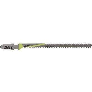wolfcraft 2 listy přímočaré pily HCS 2682000 stopka ve tvaru T obloukový řez oboustranné ozubení pro dřevo poloměry a tvary Made in Germany wolfcraft 2 listy přímočaré pily HCS 2682000 stopka ve tvaru T obloukový řez oboustranné ozubení pro dřevo poloměry a tvary Made in Germany