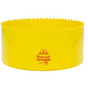 Starrett Tiefschnitt-Lochsäge DCH0434 Hochleistungs-Bimetall mit zusätzlichen Kobalt-HSS-Zähnen für Metalle, Holz, Gusseisen, Glasfaser-Kunststoffe 121 mm Starrett Tiefschnitt-Lochsäge DCH0434 Hochleistungs-Bimetall mit zusätzlichen Kobalt-HSS-Zähnen für Metalle, Holz, Gusseisen, Glasfaser-Kunststoffe 121 mm