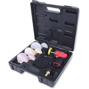 KS Tools Mini tlakový vzduch excentrická bruska sada 515.5110 63 dílů. I pneumatická bruska se suchým zipem brusný talíř I Excentrická bruska ve stabilním plastovém kufru KS Tools Mini tlakový vzduch excentrická bruska sada 515.5110 63 dílů. I pneumatická bruska se suchým zipem brusný talíř I Excentrická bruska ve stabilním plastovém kufru