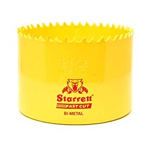 Starrett HSS bimetalová děrovací pila FCH0296 rychle řezaná extra kobaltová děrovaná pila pro nerezový plech na dřevo plast různé materiály 65 mm Starrett HSS bimetalová děrovací pila FCH0296 rychle řezaná extra kobaltová děrovaná pila pro nerezový plech na dřevo plast různé materiály 65 mm