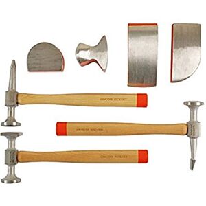 KS Tools Sada nářadí na karoserii, pro 140.2475 Hliníkový vyklepávací sada pro karoserie se stabilním oranžovým přepravním kufříkem, 7dílná KS Tools Sada nářadí na karoserii, pro 140.2475 Hliníkový vyklepávací sada pro karoserie se stabilním oranžovým přepravním kufříkem, 7dílná