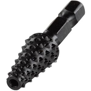 wolfcraft Profilový rašple na dřevo – 4378000 – kónický – pro přípravu otvorů a pro rychlý úběr materiálu – šestihranná stopka wolfcraft Profilový rašple na dřevo – 4378000 – kónický – pro přípravu otvorů a pro rychlý úběr materiálu – šestihranná stopka