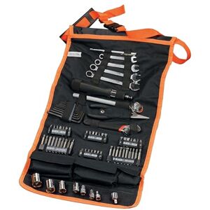 Black & Decker Sada příslušenství do auta 77dílná s momentovými klíči na auto, sada šroubováků sada bitů pro auto motorová vozidla sada nářadí v rolovacím pouzdru s příslušenstvím na auto A7063 Black & Decker Sada příslušenství do auta 77dílná s momentovými klíči na auto, sada šroubováků sada bitů pro auto motorová vozidla sada nářadí v rolovacím pouzdru s příslušenstvím na auto A7063