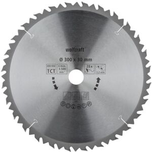 wolfcraft Tischkreissägeblatt HM 6741000 Ø 300 mm, 28 Zähne schnelle, grobe Arbeiten an Holz und Spanplatten Längs- und Querschnitte Wechselzahn wolfcraft Tischkreissägeblatt HM 6741000 Ø 300 mm, 28 Zähne schnelle, grobe Arbeiten an Holz und Spanplatten Längs- und Querschnitte Wechselzahn