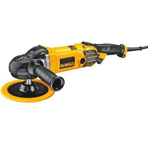 DeWalt 180 mm leštička DWP849X (1250 W, ideální pro leštění karoserie a kovu, 2 stupně regulace otáček, max. Ø talíře: 230 mm, plně pogumovaný přední kryt) DeWalt 180 mm leštička DWP849X (1250 W, ideální pro leštění karoserie a kovu, 2 stupně regulace otáček, max. Ø talíře: 230 mm, plně pogumovaný přední kryt)