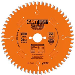 CMT ORANGE TOOLS 281. 161. 56H kotoučová pilka HW 160X2. 2/1. 6X20 Z56 TCG -3°NEG CMT ORANGE TOOLS 281. 161. 56H kotoučová pilka HW 160X2. 2/1. 6X20 Z56 TCG -3°NEG