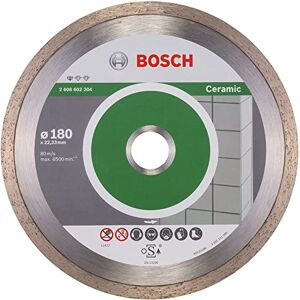 Bosch 1x diamantový kotouč Standard for Ceramic (pro kámen, keramiku, dlaždice, mramor, Ø 180 x 22,23 x 1,6 x 7 mm, příslušenství pro úhlové brusky) Bosch 1x diamantový kotouč Standard for Ceramic (pro kámen, keramiku, dlaždice, mramor, Ø 180 x 22,23 x 1,6 x 7 mm, příslušenství pro úhlové brusky)