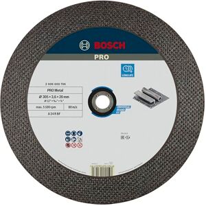 Bosch 1x PRO Metal Longlife Trennscheibe für Benzinsägen und 20‑mm-Bohrung (für Stahl, Ø 305 mm, Professional Zubehör Benzinsäge) Bosch 1x PRO Metal Longlife Trennscheibe für Benzinsägen und 20‑mm-Bohrung (für Stahl, Ø 305 mm, Professional Zubehör Benzinsäge)