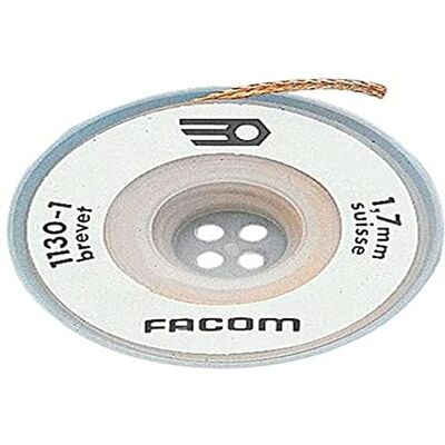 Facom Odpájecí páska * šířka: 1,6 mm délka: 1,6 m, 1 kus, 1130. 1 Facom Odpájecí páska * šířka: 1,6 mm délka: 1,6 m, 1 kus, 1130. 1