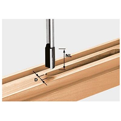 Festool Drážkovací fréza HW S12 D10/35 – tvrdokovová stopková fréza Rukojeť 12 mm, průměr řezu 10 mm, hloubka drážky 35 mm, celková délka 90 mm – ideální pro stavbu nábytku a kování Festool Drážkovací fréza HW S12 D10/35 – tvrdokovová stopková fréza Rukojeť 12 mm, průměr řezu 10 mm, hloubka drážky 35 mm, celková délka 90 mm – ideální pro stavbu nábytku a kování
