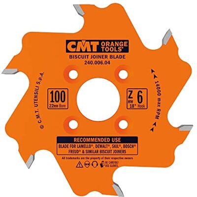 CMT ORANGE TOOLS 240. 006. 04 Lamelové drážkovací fréza HW 100 x 3. 96/3. 0 x 22+4 Z6 ATB CMT ORANGE TOOLS 240. 006. 04 Lamelové drážkovací fréza HW 100 x 3. 96/3. 0 x 22+4 Z6 ATB