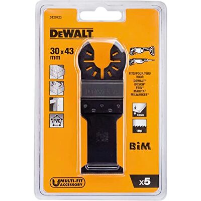 DeWalt STANLEY-outil multifonctions-lot de 5 rouleaux de lame : 43 x 30 mm, dT20723-qZ DeWalt STANLEY-outil multifonctions-lot de 5 rouleaux de lame : 43 x 30 mm, dT20723-qZ
