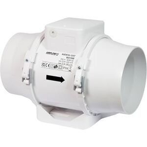 Airflow Aventa 125T – inline ventilátor s časovačem, 23 W, 61–78 l/s, 2 stupně, časovač 2–30 min, kompaktní (190 × 246 × 136 mm), pro trubku 125 mm, energeticky úsporný Airflow Aventa 125T – inline ventilátor s časovačem, 23 W, 61–78 l/s, 2 stupně, časovač 2–30 min, kompaktní (190 × 246 × 136 mm), pro trubku 125 mm, energeticky úsporný