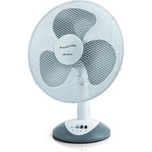 Ariete 847 Tischventilator, 3 Geschwindigkeiten, 3 Flügel, Oszillations- und Neigungsfunktion, 40 W, Kunststoff, Weiß Ariete 847 Tischventilator, 3 Geschwindigkeiten, 3 Flügel, Oszillations- und Neigungsfunktion, 40 W, Kunststoff, Weiß