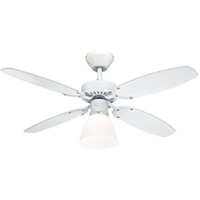 Westinghouse Capitol stropní ventilátor White Finish With Reversible White/Beech Blades Westinghouse Capitol stropní ventilátor White Finish With Reversible White/Beech Blades