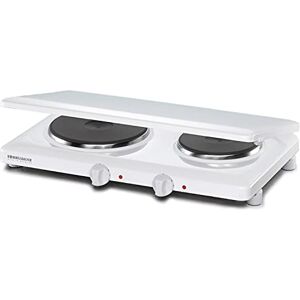 Rommelsbacher Dvojitá plotýnka Made in Germany, 2 litinové topné desky 145 mm/180 mm, praktické krytí, plynule regulovatelné, ochrana proti přehřátí, 2500 W, bílý smaltovaný ohniště Rommelsbacher Dvojitá plotýnka Made in Germany, 2 litinové topné desky 145 mm/180 mm, praktické krytí, plynule regulovatelné, ochrana proti přehřátí, 2500 W, bílý smaltovaný ohniště