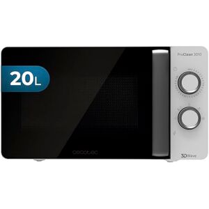Cecotec Microondas ProClean 3010, kapacita 20 litrů, povrchová úprava Ready2Clean, výkon 700 W, 6 funkčních stupňů, 30minutový časovač, rozmrazování, bílé konečné zpracování Cecotec Microondas ProClean 3010, kapacita 20 litrů, povrchová úprava Ready2Clean, výkon 700 W, 6 funkčních stupňů, 30minutový časovač, rozmrazování, bílé konečné zpracování