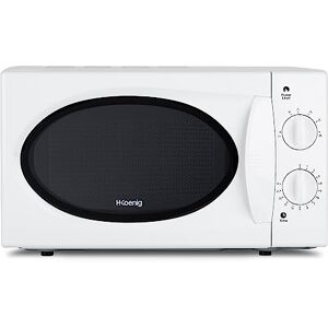 H.Koenig Kompaktní mikrovlnná trouba 20 l VIO6 bílá, výkonná 700 W, otočný talíř 24,5 cm, multifunkční 5 stupňů topení a funkce rozmrazování, časovač na 30 min, rychlý, pracovní deska H.Koenig Kompaktní mikrovlnná trouba 20 l VIO6 bílá, výkonná 700 W, otočný talíř 24,5 cm, multifunkční 5 stupňů topení a funkce rozmrazování, časovač na 30 min, rychlý, pracovní deska