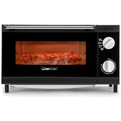 Clatronic Pečicí trouba na pizzu, 12 litrů, mini trouba, na grilování a pečení, trouba s horním a spodním ohřevem, mini trouba s 60minutovým časovačem, malá pečící trouba, vč. plechu na pečení, MPO Clatronic Pečicí trouba na pizzu, 12 litrů, mini trouba, na grilování a pečení, trouba s horním a spodním ohřevem, mini trouba s 60minutovým časovačem, malá pečící trouba, vč. plechu na pečení, MPO