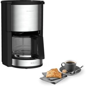 Krups KM3210 Pro Aroma Plus Kávovar na překapávanou kávu, 10 šálků, 1,25 l, funkce udržování teploty 30 minut, viditelné okno s hladinou vody, systém zastavení kapky, černý s aplikacemi z ušlechtilé Krups KM3210 Pro Aroma Plus Kávovar na překapávanou kávu, 10 šálků, 1,25 l, funkce udržování teploty 30 minut, viditelné okno s hladinou vody, systém zastavení kapky, černý s aplikacemi z ušlechtilé