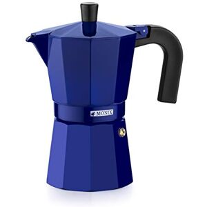 Monix Cobalto Italský kávovar, 6 šálků, barva kobaltu, hliník, 10 cm Monix Cobalto Italský kávovar, 6 šálků, barva kobaltu, hliník, 10 cm