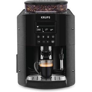 Krups Plně automatický kávovar Essential s napěňovačem mléka – automatický kávovar na espresso, cappuccino a kávu, snadné ovládání díky LCD displeji, automatické čištění, kompaktní design Krups Plně automatický kávovar Essential s napěňovačem mléka – automatický kávovar na espresso, cappuccino a kávu, snadné ovládání díky LCD displeji, automatické čištění, kompaktní design
