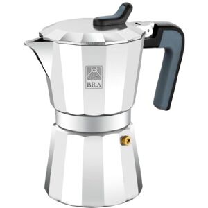 BRA Deluxe italský kávovar, hliník, stříbrná, 1 šálek BRA Deluxe italský kávovar, hliník, stříbrná, 1 šálek