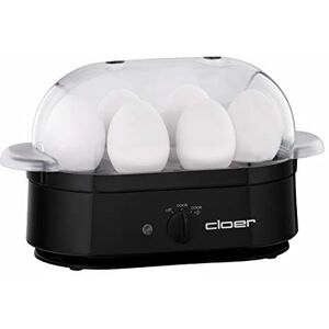 cloer Vařič vajec 6080 s hotovým akustickým hlášením, 350 W, černý cloer Vařič vajec 6080 s hotovým akustickým hlášením, 350 W, černý
