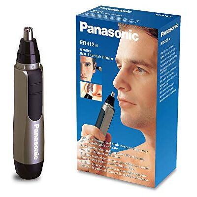 Panasonic Zastřihovač vlasů na nosu/uši ER-412 s provozem na baterie Panasonic Zastřihovač vlasů na nosu/uši ER-412 s provozem na baterie