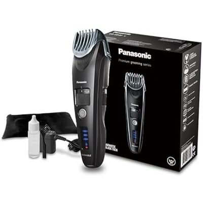 Panasonic ER-SB40-K803 Zastřihovač vousů pro muže, přenosný, vodotěsný zastřihovač vlasů, 20 délek, pokročilé čepele, hřebenový nástavec, bezdrátový a kabelové připojení, LED ukazatel akumulátoru, Panasonic ER-SB40-K803 Zastřihovač vousů pro muže, přenosný, vodotěsný zastřihovač vlasů, 20 délek, pokročilé čepele, hřebenový nástavec, bezdrátový a kabelové připojení, LED ukazatel akumulátoru,